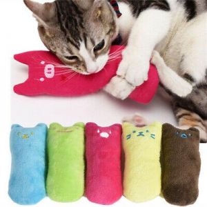 Cat Dog Catnip Toys Kitten Chewing Teeth Grinding Thumb Interactive Toys